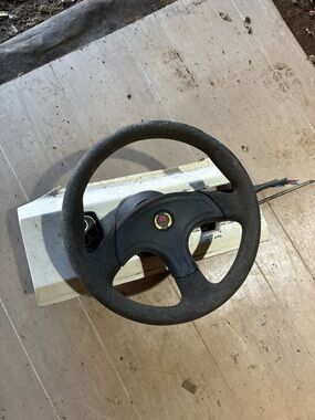 Boat teleflex vintage steering wheel 13-1/2 inch with 3/4 shaft hole